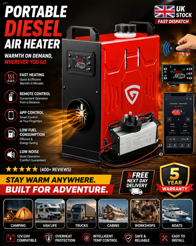 12v 8kw air - 12v, diesel