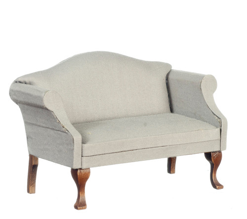 Dolls house grey sofa - grey, with