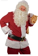 Mens Premier Santa Suit Costume Father Christmas Fancy Dress