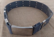 M-1936 pistol belt USAF ceremonial(Elite Guard?)chrome buckle-large size.