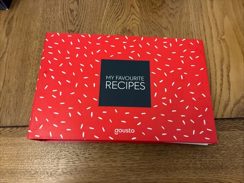 Gousto recipe cards - 50,