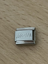 New Silver Mom Love Heart  Italian 9mm Charm Fits Nomination Bracelet Mum Gift