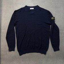Stone Island Knit Polo Sweater