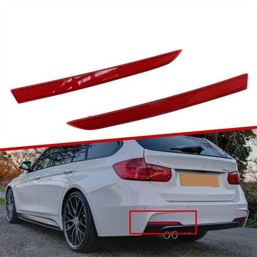 Pair rear bumper reflectors - rear,