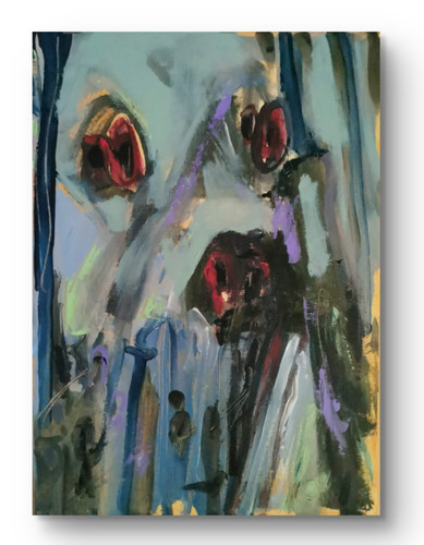 Original abstract acrylic