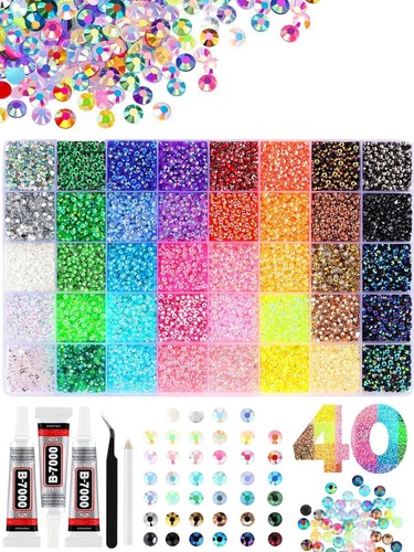 Colour rhinestone kit with - colour,
