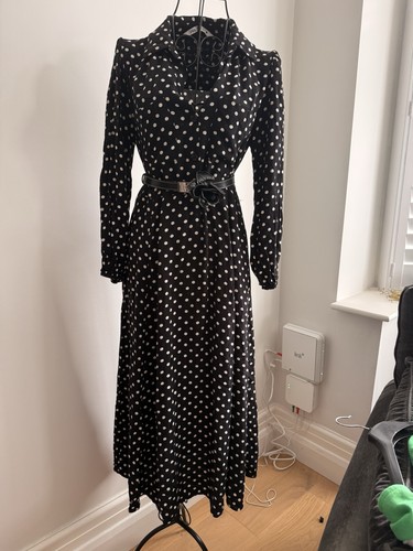 Zara black white - white, dot