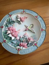 Bradford Exchange Display Plate Limited Edition 'Fuchsia Majesty'