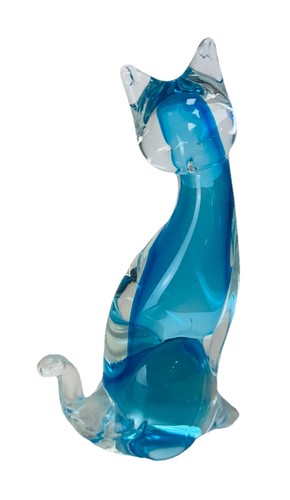 Murano style blue clear - blue, glass