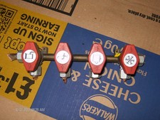 CARAVAN 4 X GAS ISOLATOR LPG TAP MOTORHOME CONVERSION