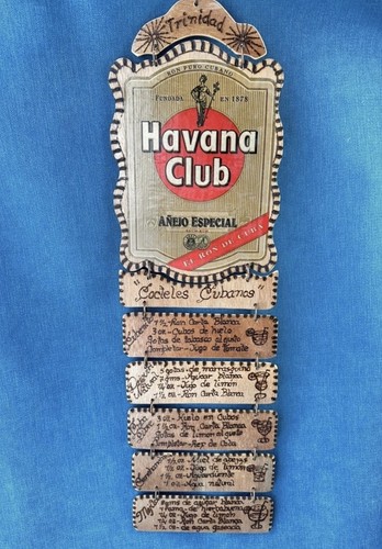 Vintage club rum cocktail - club, menu