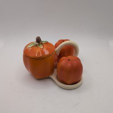 Vintage Orange Pumpkin Ceramic