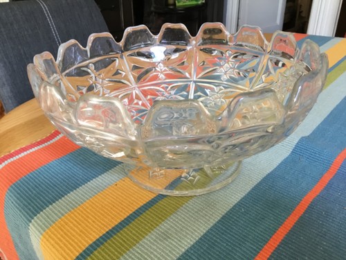 Large heavy patterned glass - heavy,