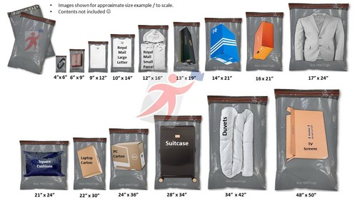 Grey poly mailing - poly,