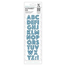 X cut Alphabet Die OUTLINE Use