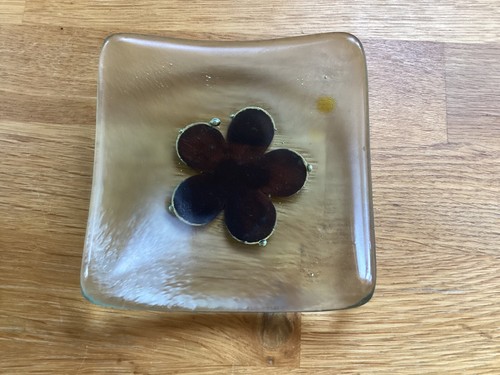 Downs glass earring dish - jo,