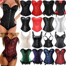 Women's Bustier Corset Tops Plus Size Sexy Waist Cincher Overbust Bustiers S-6XL