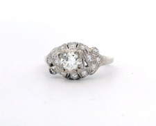 Antique 14k White Gold 0.67ctw