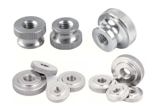 Steel knurled thumb - knurled,