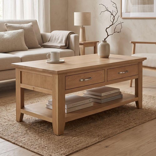 Solid oak storage - storage, coffee