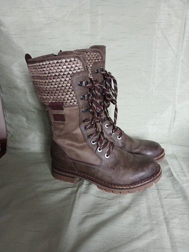 Marco tozzi leather boots - tozzi,