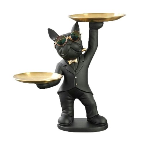 Adorable french bulldog statue - adorable,