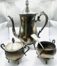 Vintage Silver Plated Tea And