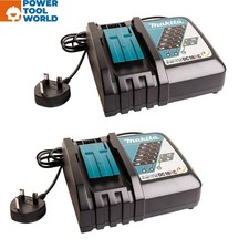 Makita DC18RC 18v LXT Li-Ion Fast Battery Charger 7.2 / 14.4 / 18v Twin Pack