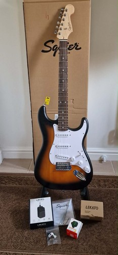 Squier stratocaster sunburst - squier,