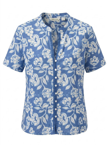 Orvis blue floral cotton - orvis,