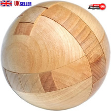 Wooden Puzzle Magic Ball Brain