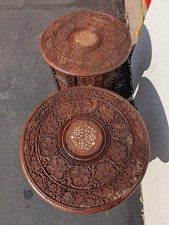 Vintage Artisan Carved