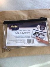 Helix clear pencil case exam - helix,