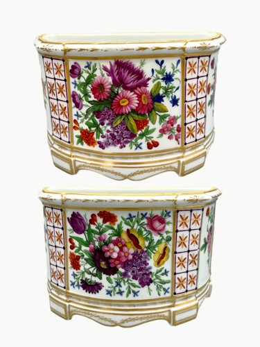 Pair paris porcelain bough - porcelain,