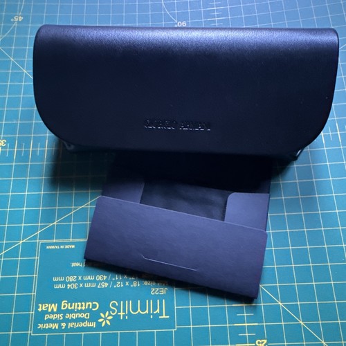 Giorgio armani black - black, leather
