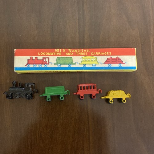 Vintage 4pc metal toy - metal,