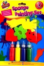Kids Paint Brushes Sponge Painting Brush Finger Paints Set for Children Toddlers