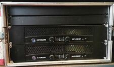 Crown XLS 802 Professional 1000 Watt Rack Mount Power Amp x 2 with flight case