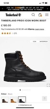 TIMBERLAND PRO Iconic Safety Toe Work Boot Size UK10