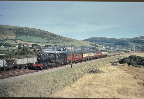 35mm slide gwr loco manor - ,