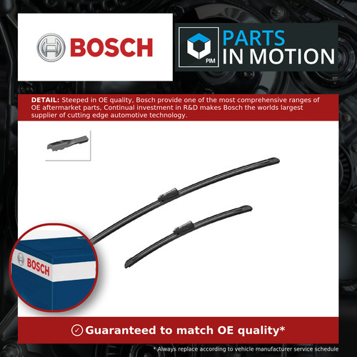 Wiper blades flat - (pair),