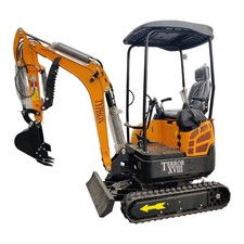 FREE SHIPPING 4,000 lbs Terror XVIII Mini Excavator, EPA KUBOTA D902 Engine