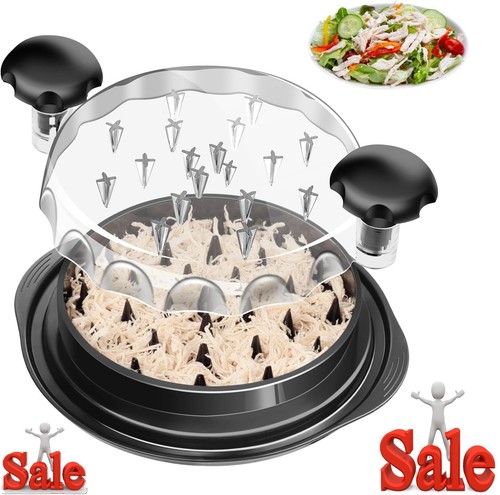 Meat shredder with transparent - with,