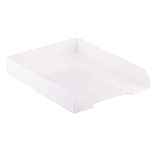 Stackable paper trays white - stackable,