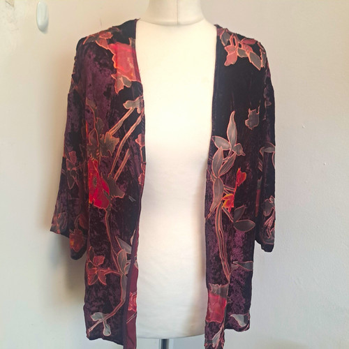 River island burgundy velvet - river,