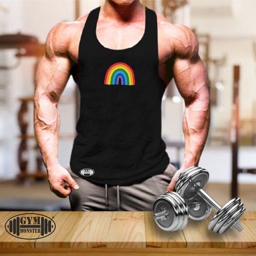Rainbow vest gym clothing - gym,