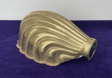 Art Deco Brass Metal Clam