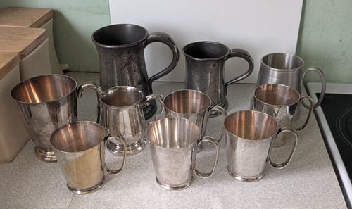 Job lot vintage - silver, plated