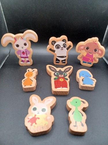 Bing bunny wooden figures - bing,