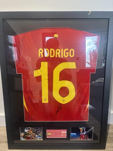 Rodri signed and framed spain - signed,